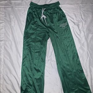Green jogger pants